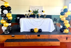 Large Hall Stage Setup